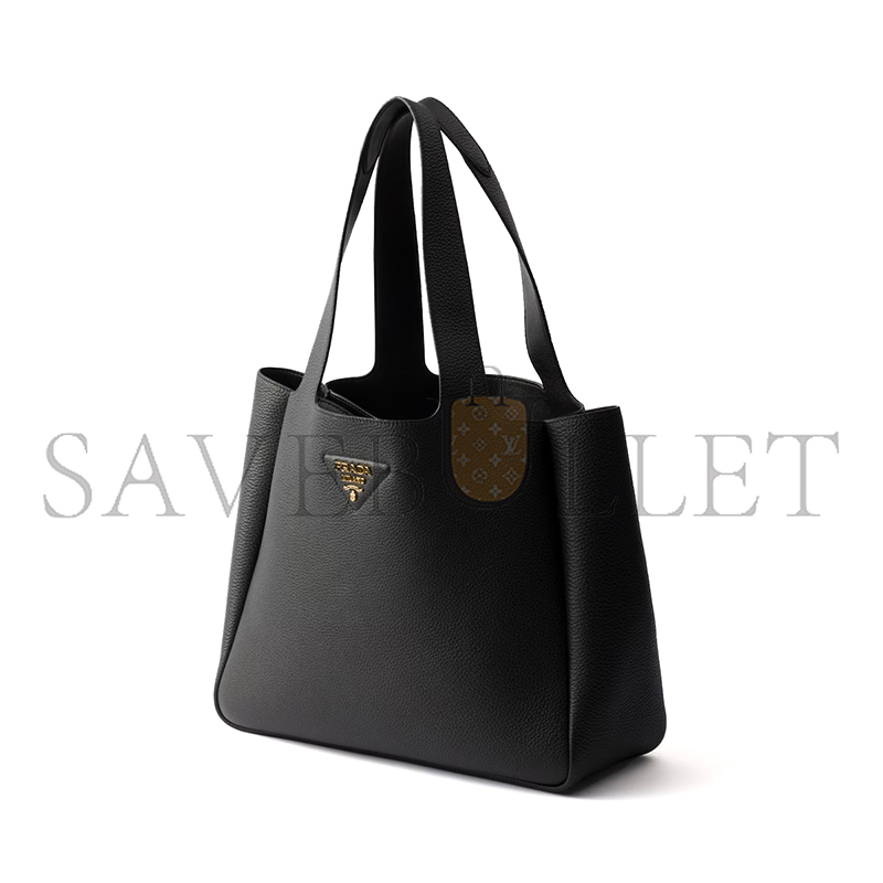 PRADA LARGE LEATHER TOTE BAG 1BG338 (32*27*14cm)